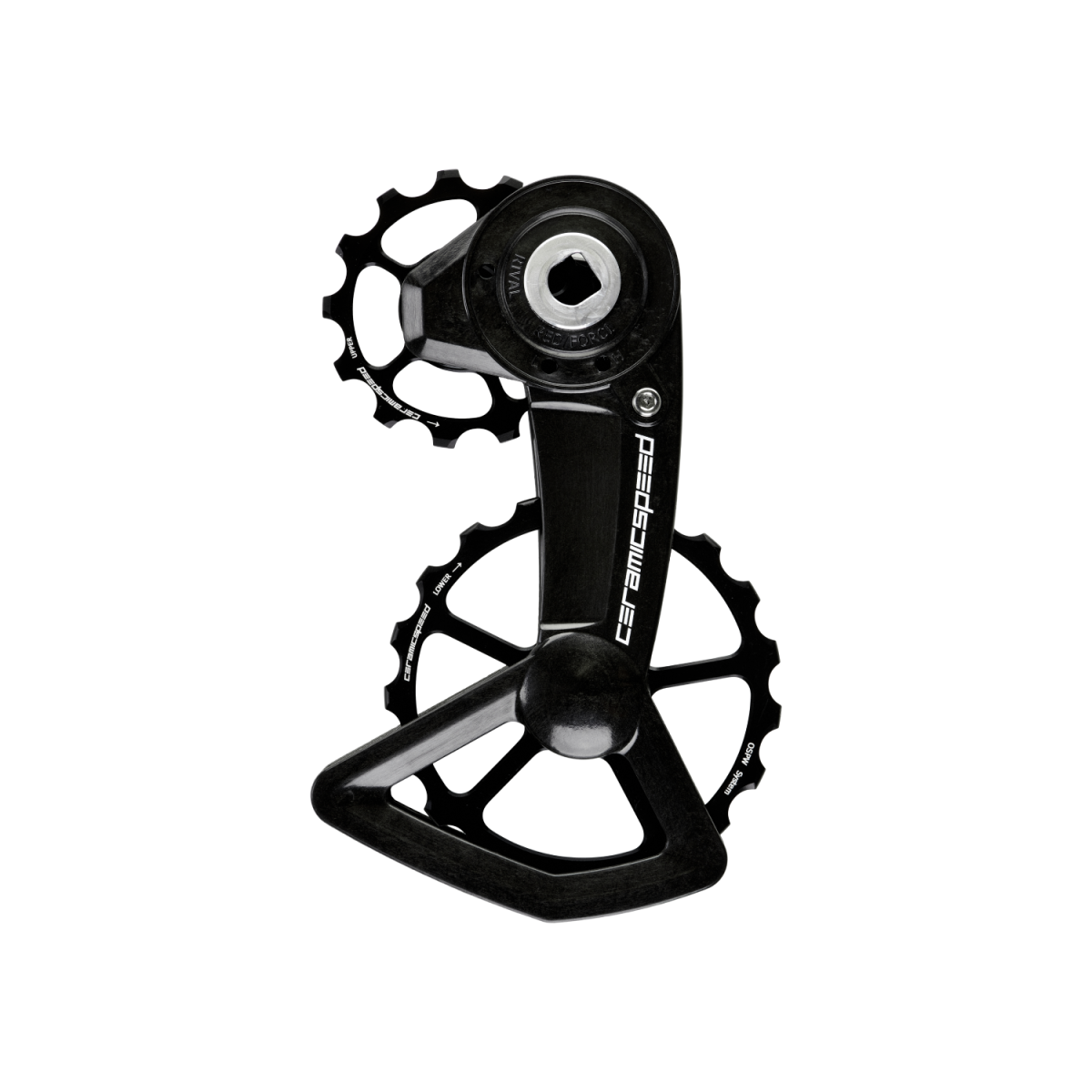 CeramicSpeed OSPW X SRAM AXS XPLR Oversized galinio perjungėjo kojelė